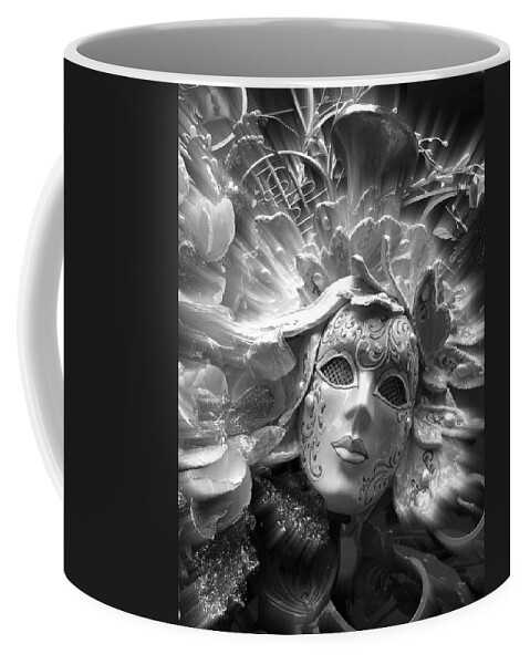 Mask Coffee Mug featuring the photograph Masked Angel by Amanda Eberly