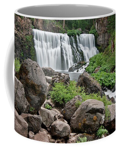 Cascades Coffee Mug featuring the photograph McCloud Falls by Greg Nyquist