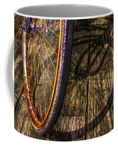 Appalachia Coffee Mug featuring the photograph Me and my Shadow by Debra and Dave Vanderlaan