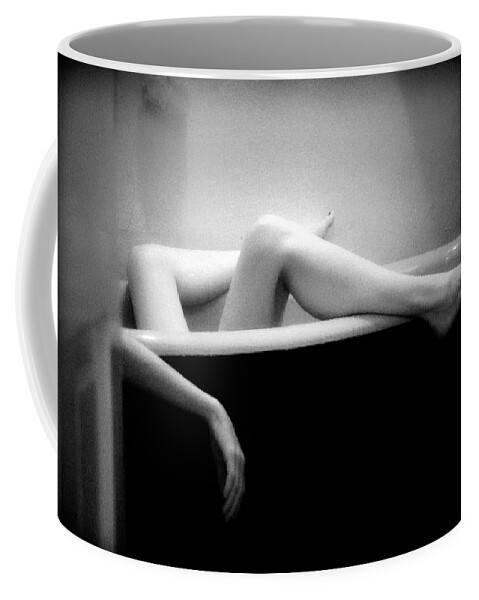 Female Nude Coffee Mug featuring the photograph Melting by Lindsay Garrett