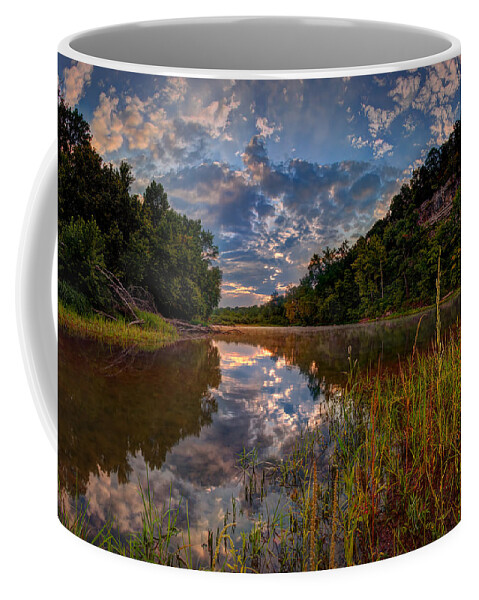 2012 Coffee Mug featuring the photograph Meramec River by Robert Charity