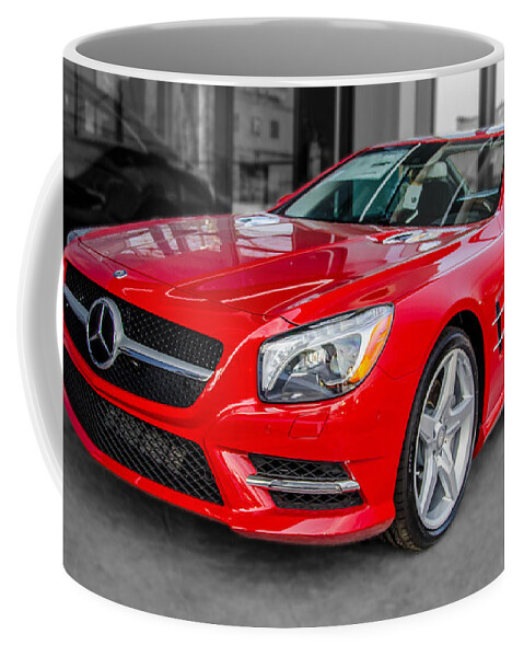 Automobile Coffee Mug featuring the photograph Mercedes SL550  7D01718 by Guy Whiteley