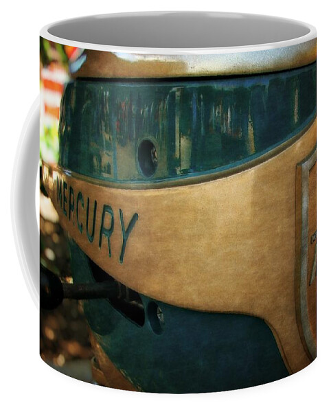 Classic Coffee Mug featuring the photograph Mercury Mark 20 Outboard Motor by Michelle Calkins