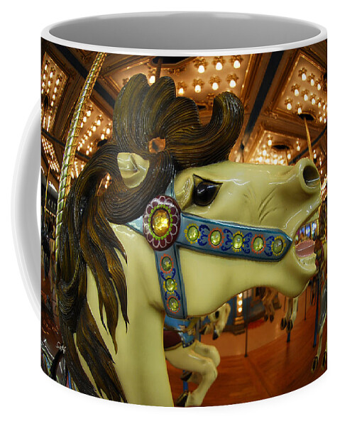 Merry Go Round Coffee Mug featuring the photograph Merry go round by Sami Martin