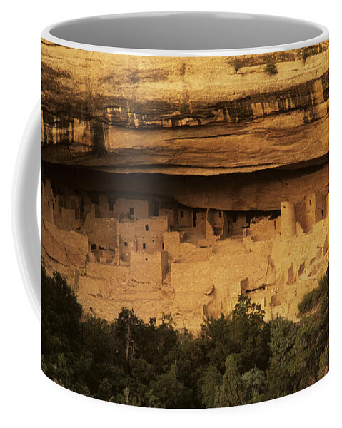 Mesa Verde Coffee Mug featuring the photograph Mesa Verde Home Of The Ancients by Bob Christopher