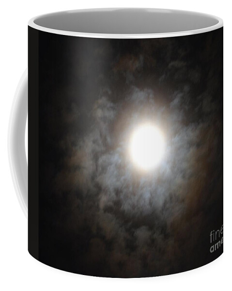 Mesmerizing Moonlight Coffee Mug featuring the photograph Mesmerizing Moonlight by Maria Urso