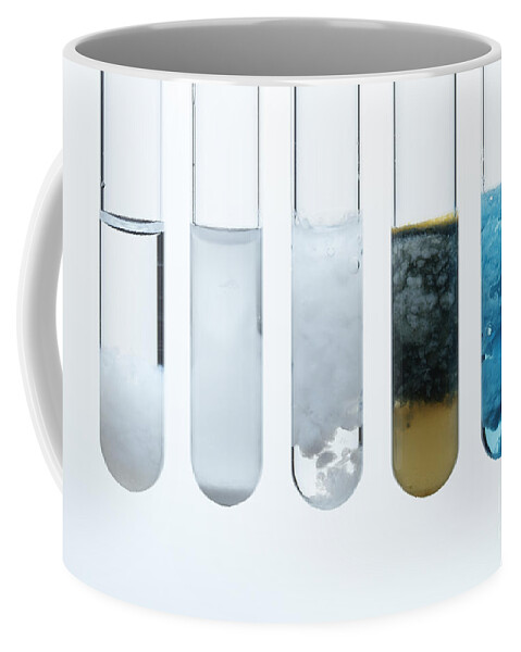 Caco3 Coffee Mug featuring the photograph Metal Carbonate Precipitates by GIPhotoStock