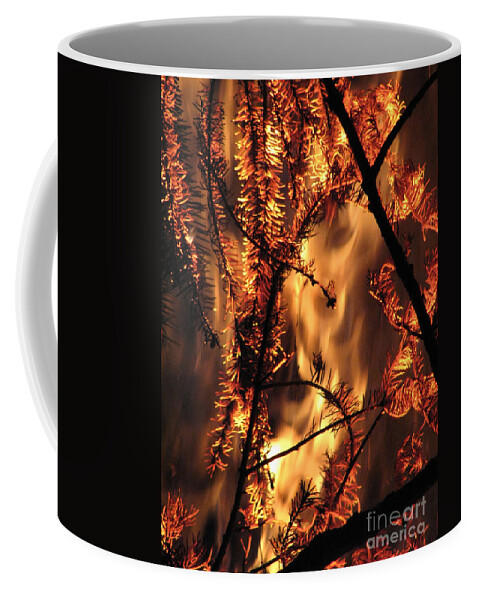 Fire Coffee Mug featuring the photograph Metamorphosis by Rory Siegel