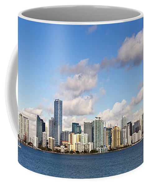 Miami Coffee Mug featuring the photograph Miami Heat by Evelina Kremsdorf
