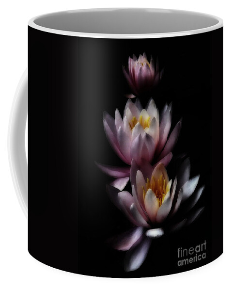 Flower Coffee Mug featuring the photograph Midnight at the Oasis by Andrea Kollo