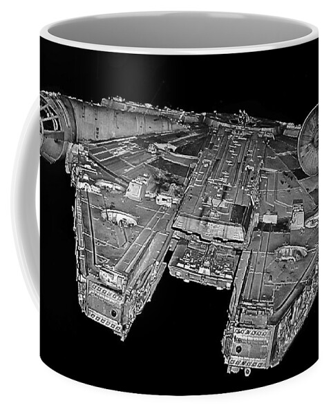 Movie Coffee Mug featuring the photograph Millennium Falcon by Kevin Fortier