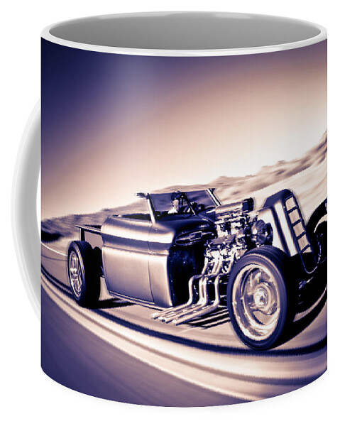 B&w Coffee Mug featuring the photograph Millers Chop Shop 64 GMC Truckster by Yo Pedro
