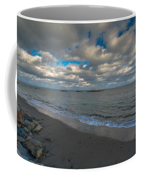 Beach Coffee Mug featuring the photograph Minot Beach by Brian MacLean