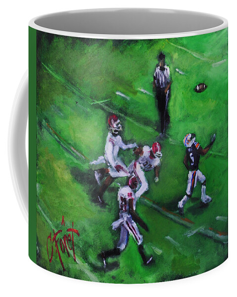 Auburn Coffee Mug featuring the painting Miracle In the Making by Carole Foret
