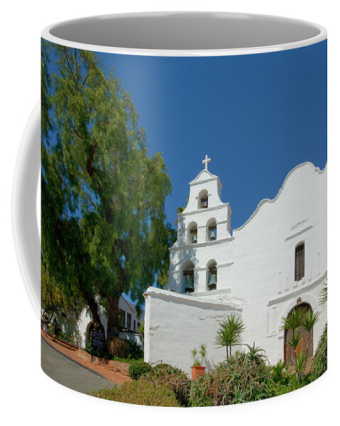 Mission San Diego De Alcala Coffee Mug featuring the photograph Mission San Diego de Alcala by Ram Vasudev