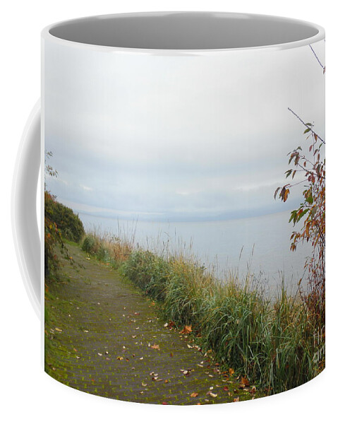 Misty Coffee Mug featuring the photograph Misty Mossy Morning by Vivian Martin