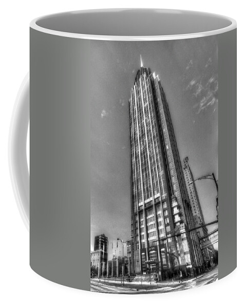 Alabama Coffee Mug featuring the digital art Mobile Skyline by Michael Thomas