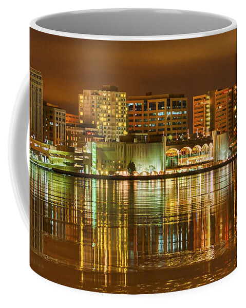 Capitol Coffee Mug featuring the photograph Monona Terrace Madison Wisconsin by Steven Ralser