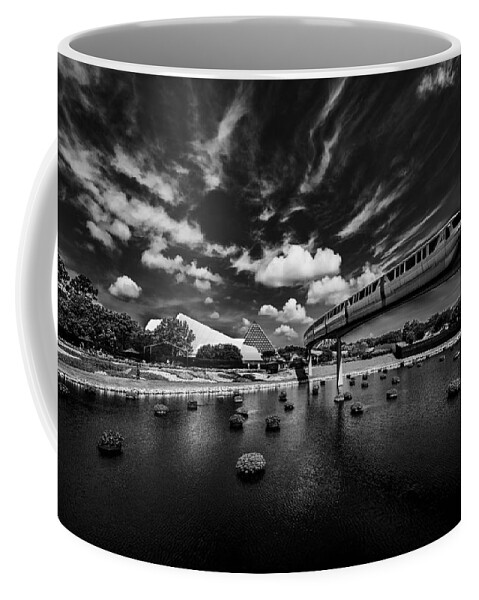 Disney World Coffee Mug featuring the photograph Monorail by Kevin Cable