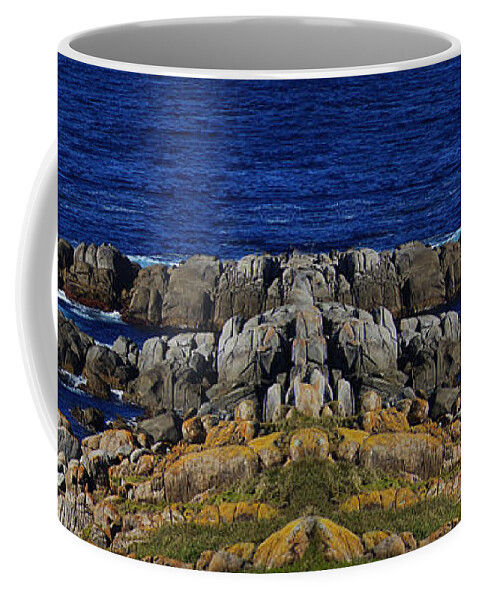 Seascape Coffee Mug featuring the photograph Montague Island by Ben Yassa