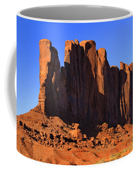 Monument Valley - Camel Butte Coffee Mug featuring the photograph Monument Valley - Camel Butte by Mike McGlothlen