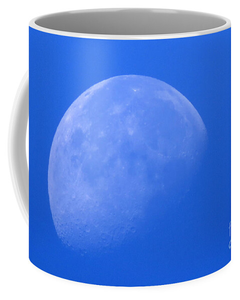 Moon Coffee Mug featuring the photograph Moon Craters by Mary Mikawoz