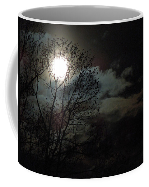 Moon Coffee Mug featuring the photograph Moon Rise by Pete Trenholm