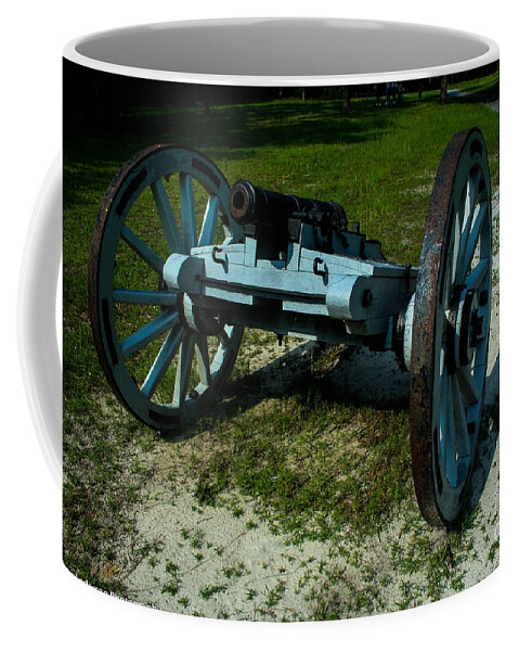 Moores Creek Battlefield Coffee Mug featuring the photograph Moores Creek Canon by Tommy Anderson