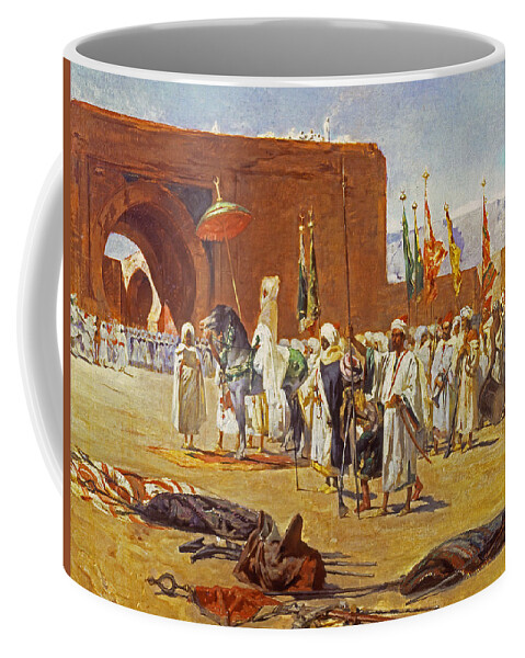 Constant Coffee Mug featuring the painting Moorish Procession by Jean Joseph Benjamin Constant