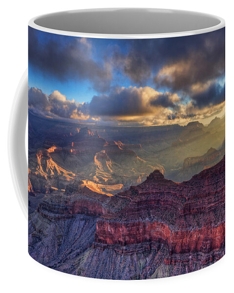 Grand Canyon Coffee Mug featuring the photograph Morning Light by Beth Sargent