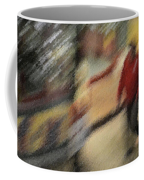 People Coffee Mug featuring the photograph Morning People - The Man by Nadalyn Larsen
