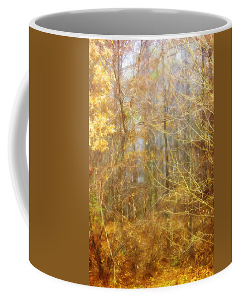 Misty Morning Coffee Mug featuring the photograph Landscape - Morning Walk In The Woods - 2 by Barry Jones
