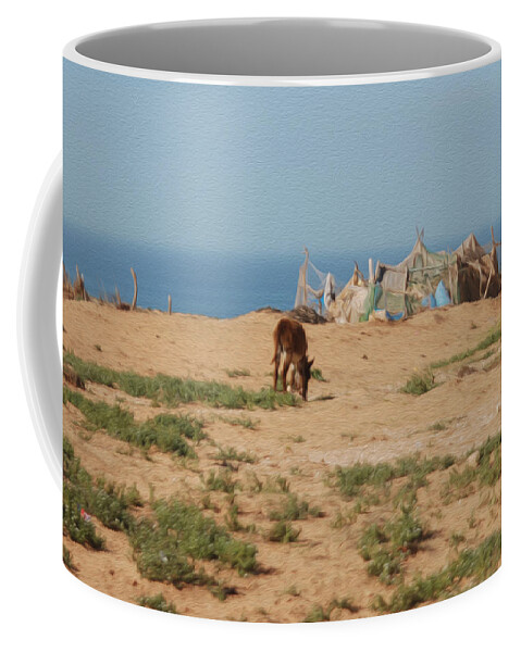 Morocco Coffee Mug featuring the photograph Moroccan view by Tracy Winter