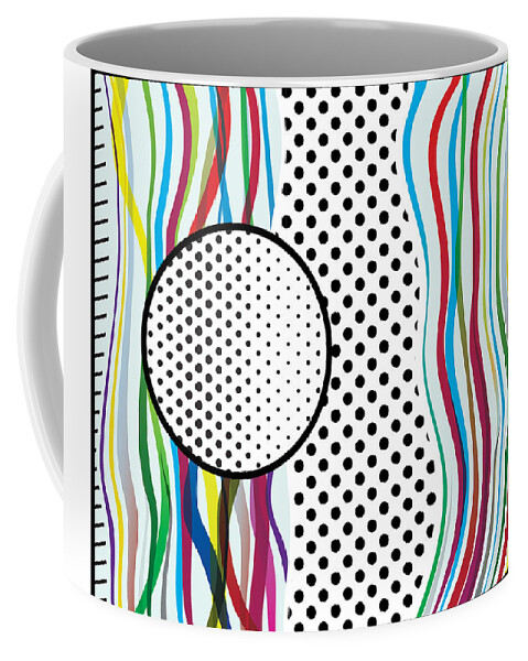 Gary Coffee Mug featuring the digital art Morris Like POP Art by Gary Grayson