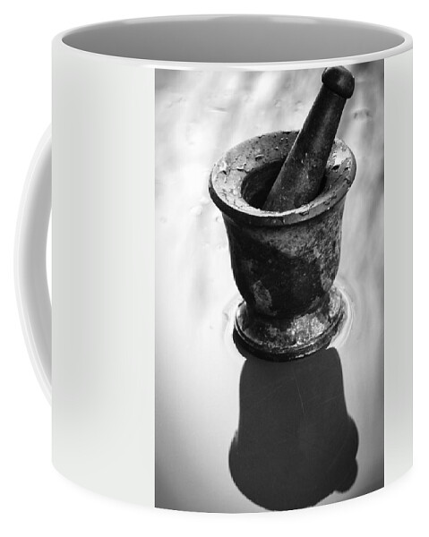 Mortar And Pestle Coffee Mug featuring the photograph Mortar and Pestle by Thomas Young