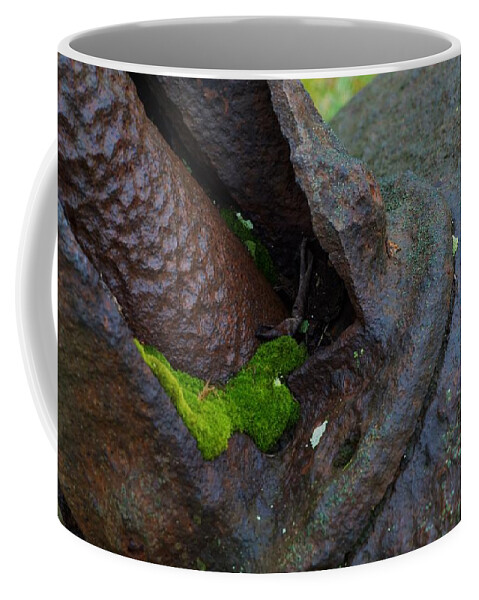 Matt Matekovic Coffee Mug featuring the photograph Moss Covered Turbine by Photographic Arts And Design Studio