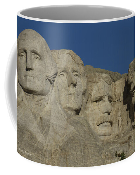 Presidents Coffee Mug featuring the photograph Mount Rushmore by Suanne Forster