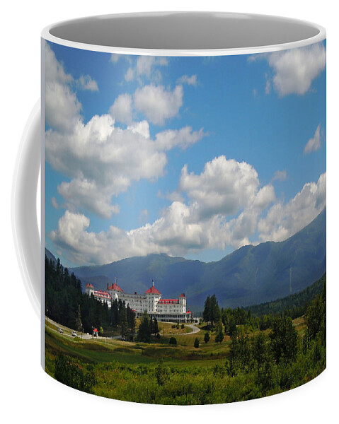 Landscape Coffee Mug featuring the photograph Mount Washington Hotel by Nancy Griswold