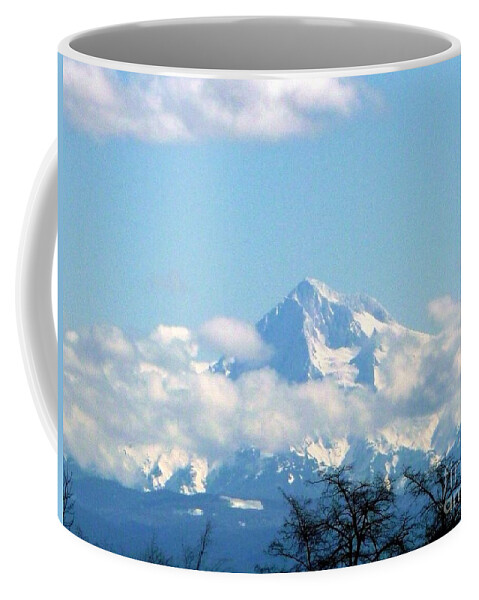   Clouds Coffee Mug featuring the photograph Mountain Fluff by Susan Garren
