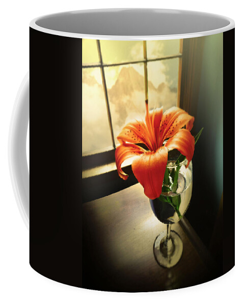 Flowers Coffee Mug featuring the photograph Mountain lily by John Anderson