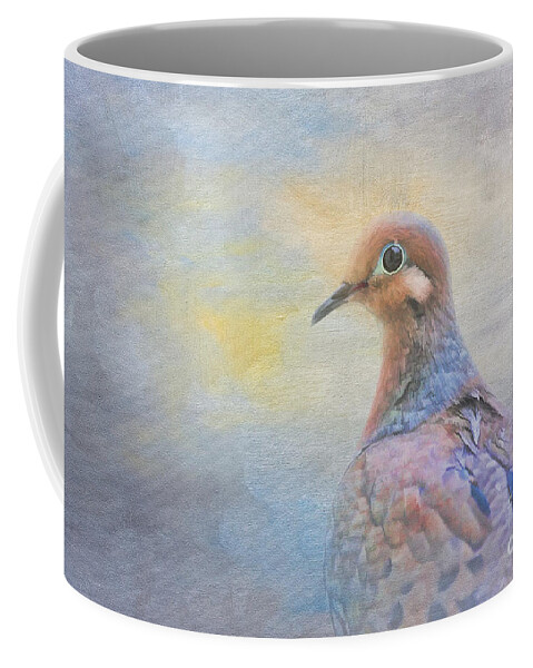 Mourning Dove Coffee Mug featuring the digital art Mourning Dove Art by Jayne Carney