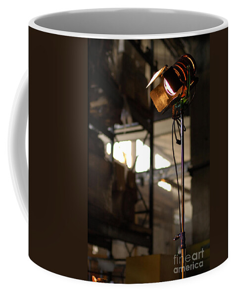 Movie Light Coffee Mug featuring the photograph Movie Light by Micah May