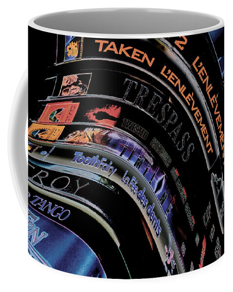 Dvd Coffee Mug featuring the photograph Movie Madness by Pennie McCracken