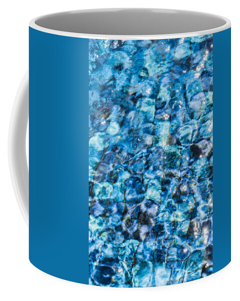 Water Coffee Mug featuring the photograph Moving water 2 by Leigh Anne Meeks