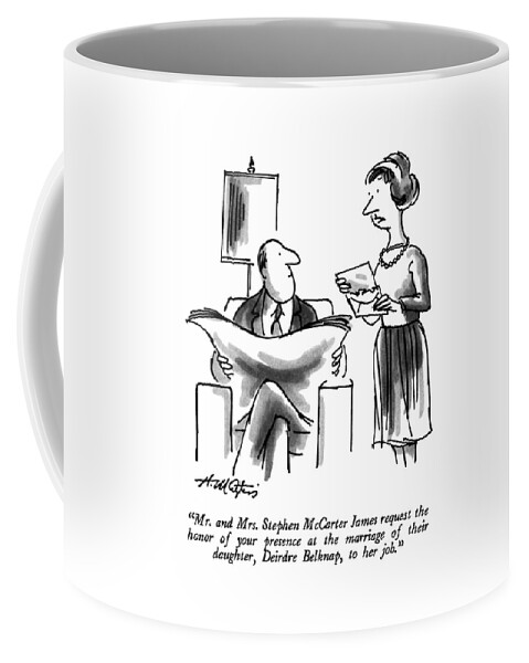Mr. And Mrs. Stephen Mccarter James Request Coffee Mug