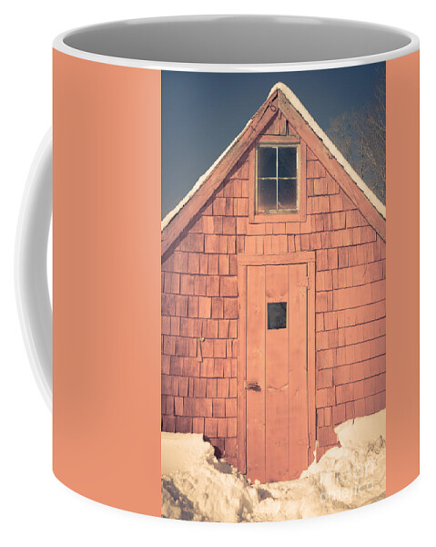 New Hampshire Coffee Mug featuring the photograph Mt. Cube Sugar Shack Orford New Hampshire by Edward Fielding