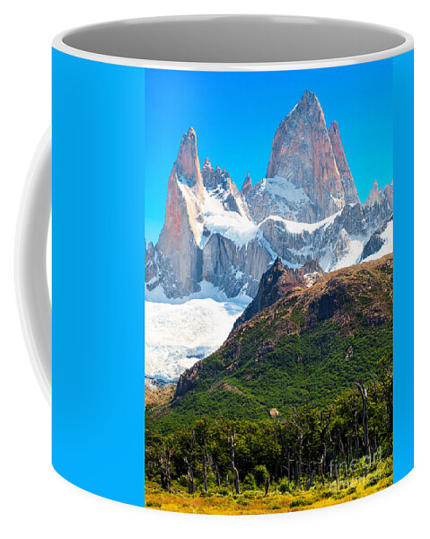 Outdoor Coffee Mug featuring the photograph Mt Fitz Roy by JR Photography