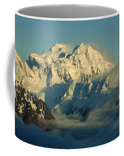 00260345 Coffee Mug featuring the photograph Mt Tutuko, Fjordlands Highest Peak by Colin Monteath