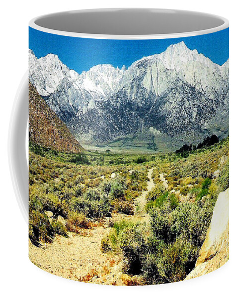 Mt. Whitney Coffee Mug featuring the photograph Mt Whitney by Charles Robinson