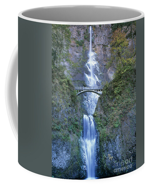 North America Coffee Mug featuring the photograph Multnomah Falls Columbia River Gorge by Dave Welling